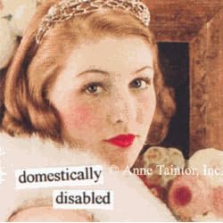 Anne Taintor Domestically Disabled Magnet