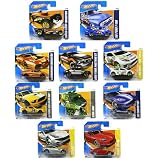 Set of ten random Hot Wheels cars