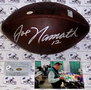 Joe Namath Autographed Football - PSA DNA - Autographed Footballs