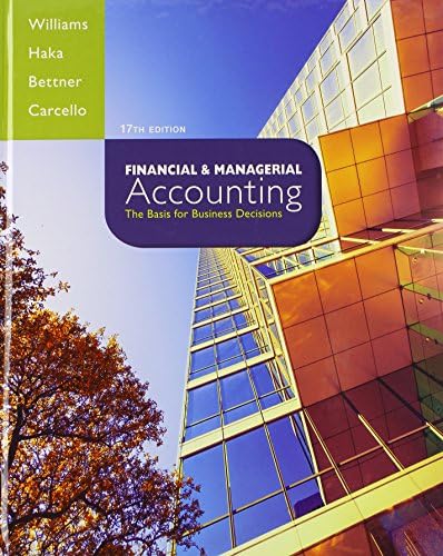 Financial & Managerial Accounting with Connect Plus