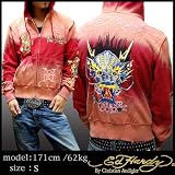 (エドハーディー) Ed Hardy メンズ パーカー レッド Dead or Alive Red [並行輸入品] dead or alive