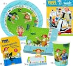 Pippi Langstrumpf gro�es Party-Set, 8...