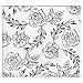 Flower Scrapbook - Black/ White (12x12")