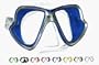 Mares X Vision Dive Mask With Free Hard Case (avail 5-10), Clear/Clear(411015.BXCLCL)avail1-10