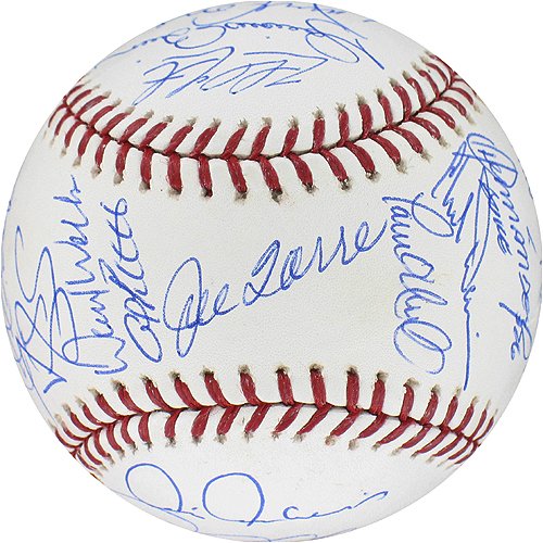 1998 Yankees Team Signed MLB Baseball