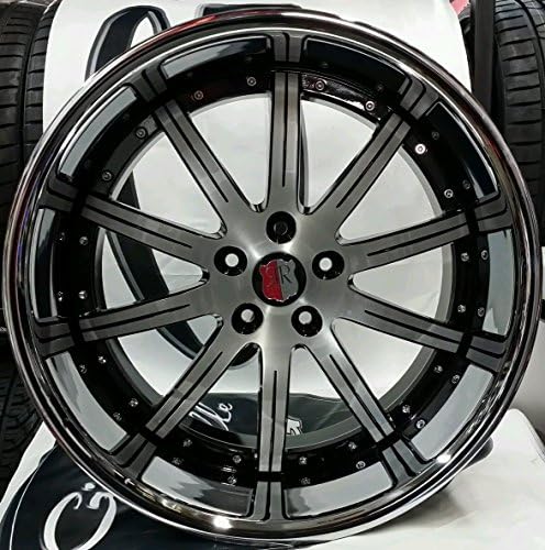 20" INCH STAGGERED RODERICK RW-3 WHEELS RIMS ASANTI DUB LEXANI FORGIATO GIOVANNA