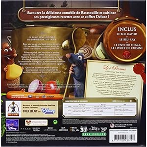 Ratatouille [Coffret collector Blu-ray 3D + Blu-ray + DVD + Livre de recett