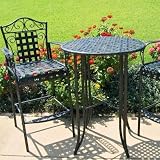 International Caravan Scroll Pub Height Bistro Set