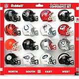 AFC Conference (16pc.) Revolution Style Pocket Pro NFL Helmet Set by Riddell