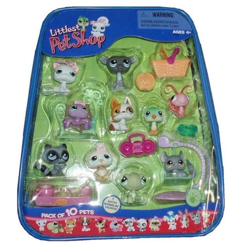 Littlest Pet Shop 10 Pack of Pets (White Kitten)