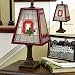 Ohio State Art Glass Table Lamp
