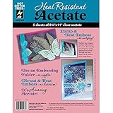 Hot Off The Press Heat Resistant Acetate, 8.5 by 11-Inch, 5-Pack