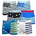 Mens Nylon Stretchable Seamless Boxer Briefs Underwear 6-Pack, Size M/L
