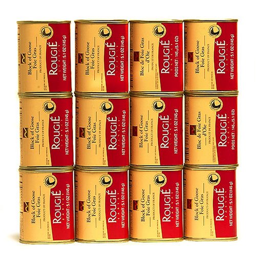 Rougie Case of 12 Blocks of Goose Foie Gras 12 x 5.1 oz SAVE 10% by Rougie