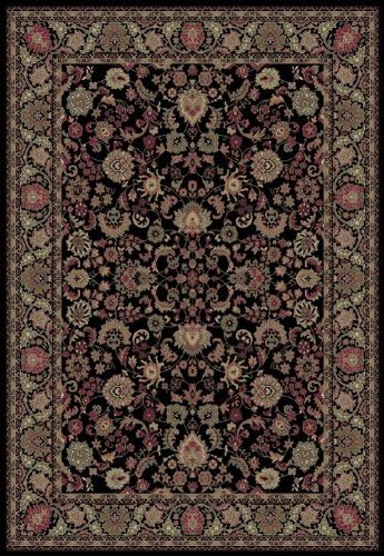 Treasures Collection- Antique Persian Style Rug BLACK 2'X3'3" BLACK Style- 8