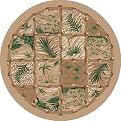 Cayman Isle Rug- Pearl Mist(7'7" Round)