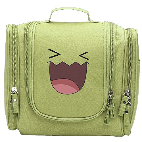 Travel Toiletry Bags Blue Wobbuffet Washable Bathroom Storage Hanging Cosmetic/Grooming Bag For Household Business Vacation, Multi Compartments, Waterproof Lining