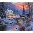 Home for the Holidays 550pc Jigsaw Puzzle by Mark Keathley
