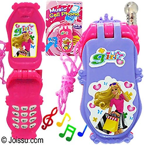 Music Blinking Flip Phones Musical with Lights Toy Cell Phone, Toy:21