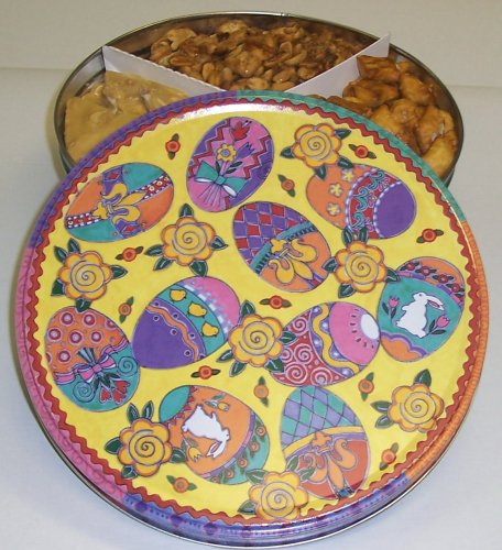Scott's Cakes 3 Peanut Combo in a Large Easter Egg Tin by Scott's Cakes