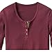 Legendary Whitetails Ladies Trophy Hunter Thermal Henley Rusty Maroon Large