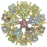 Burst Flower Pin Brooch