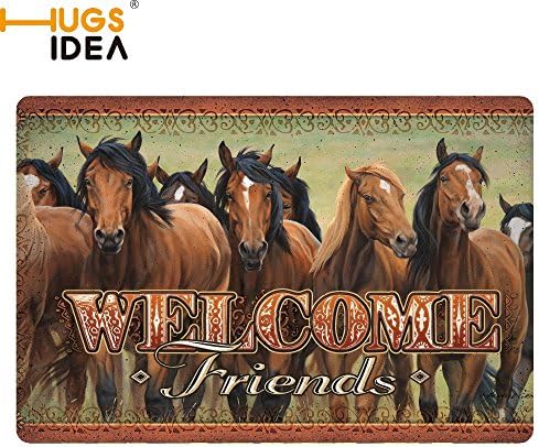 Hope song New 2016 Fashion 400X600mm Funny Doormat 3D Animal Floor Mat for Living Room Horse Print Front Welcome Door Mats Bathroom Carpet