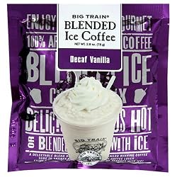 Big Train Blended Ice Coffee, Decaf Vanilla, 2.8-Ounce Bags (Pack of 25)