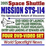 2005 Space Shuttle Mission STS-114 Return-to-Flight Video Collection: DVD Video of Launch, Gap Filler Removal Spacewalk, Flight Highlight, Edwards Landing, July-August 2005 (Four DVD-Video Set)