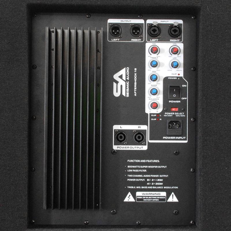 Seismic Audio Aftershock18 Powered PA 18" Subwoofer