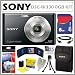 Sony DSC-W330 14.1MP Digital Camera with 4x Wide Angle Zoom with Digital Steady Shot Image Stabilization and 3.0 inch LCD in Black + 8GB Deluxe Accessory Kit