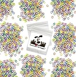 100 Pack Orthodontic Elastics 1/4" MULTIPLE MIXED NEON COLORED Rubber Bands Great for Dog Grooming Top Knots, Bows, Braids, and Dreadlocks