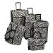American Flyer Animal Print 5-Piece Luggage Set (Zebra)