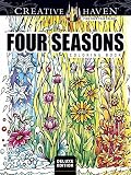 Creative Haven Deluxe Edition Four Seasons Coloring Book (Adult Coloring)