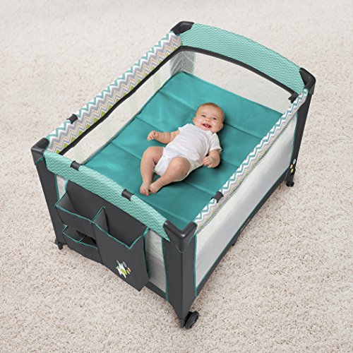 Ingenuity Smart and Ridgedale Simple Playard, Green Baby Shop