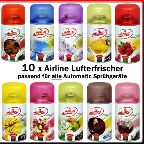 10 x Airline Lufterfrischer Mix
