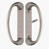 Cambridge Zinc Die-Cast Sliding Glass Door Handle in&nbsp;Satin Nickel Finish