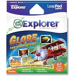 LeapFrog Explorer Learning Game: Globe: Earth Adventures (works with LeapPad & Leapster Explorer) LeapFrog Explorer Learning Game: Globe: Earth Adventures (works with LeapPad & Leapster Explorer)
