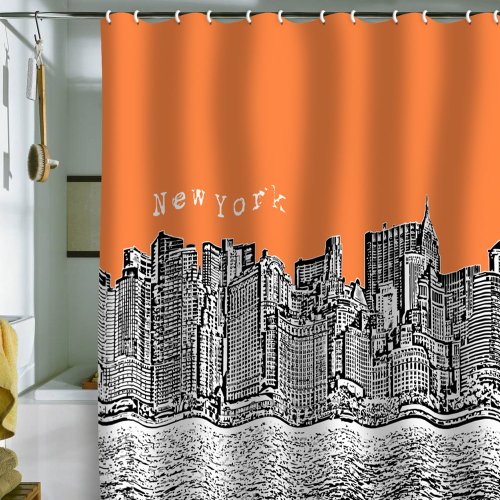 Orange Shower Curtain For Sale Cheap Deny Designs Bird Ave New