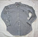 Chaps Boys Long Sleeve Button Down Dress Shirt - Navy/Check