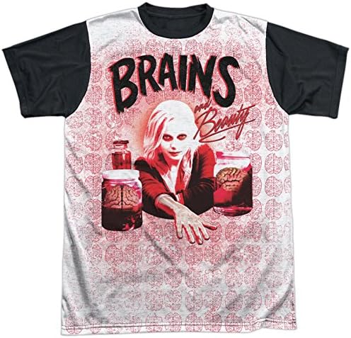 iZombie- Brains Black Back T-Shirt Size XL