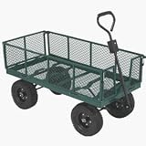 Steel Yard Cart With Collapsible Sides