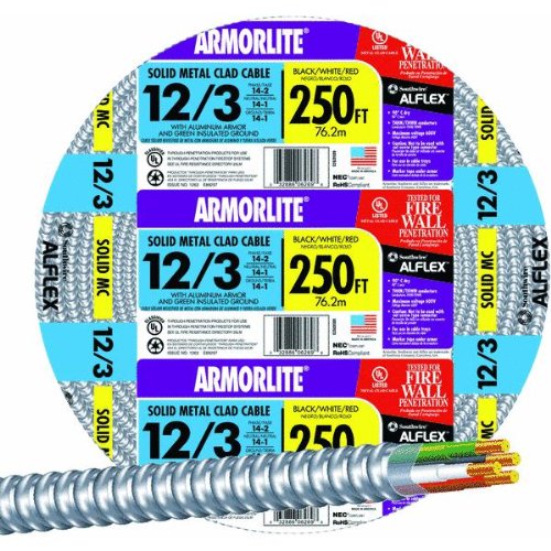 12/3 Aluminum Armored Cable On Sale