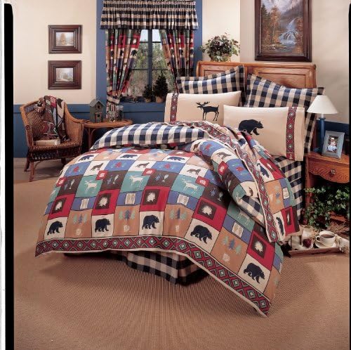 The Woods 8 Pc Full Comforter Set (Comforter, 1 Flat Sheet, 1 Fitted Sheet, 2 Pillow Cases, 2 Shams, 1 Bedskirt) SAVE BIG ON BUNDLING!