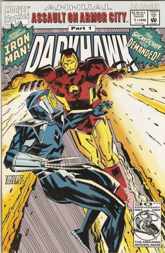 Darkhawk Annual #1: Assault on Armor City Part 1 (Guest-starring Iron Man) 1992