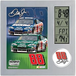 Wincraft Dale Earnhardt, Jr. AMP Energy National Guard Desk Clock Thermometer