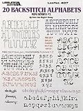 20 Backstich Alphabets, Mini Series #2: Cross Stitch