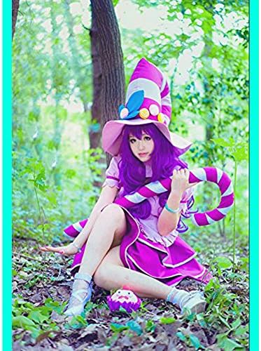 Computer Game LOL League of Legends Lulu Cosplay Costume for Girls-Version A
