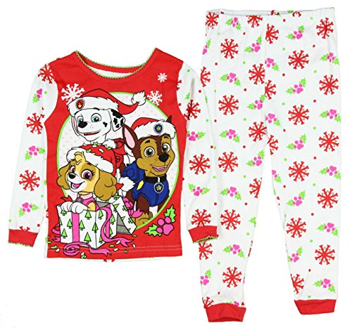 Paw Patrol Little Boys Toddler Christmas Cotton Pajama Set