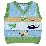 Hartstrings sweater vest w/airplanes